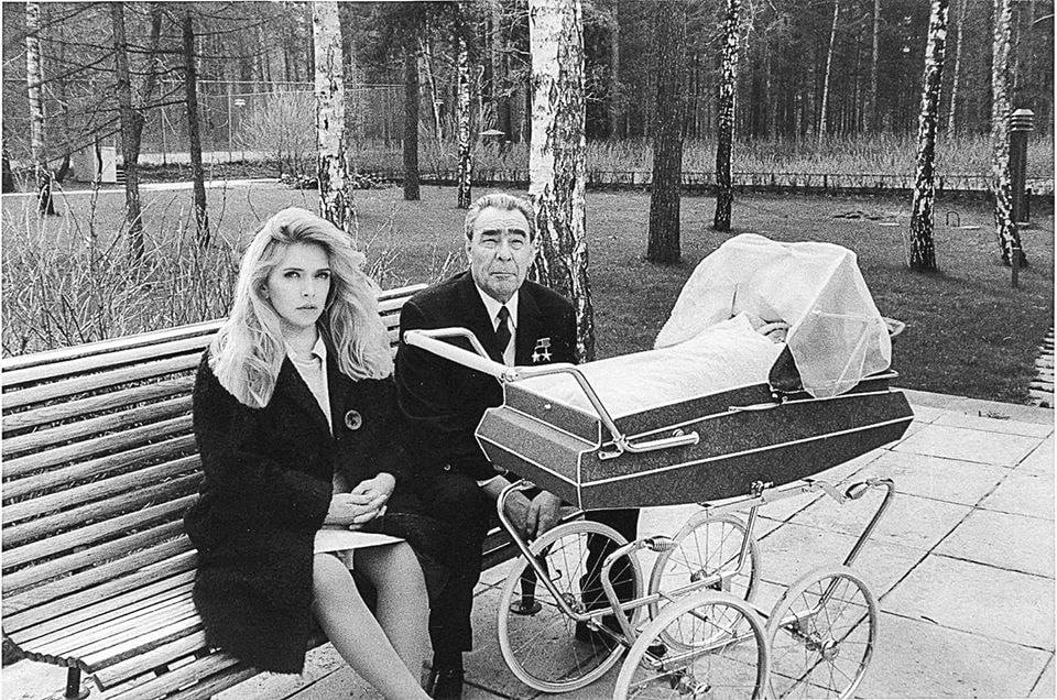 960x636, 171 Kb / Брежневы, Леонид, вера, фотошоп