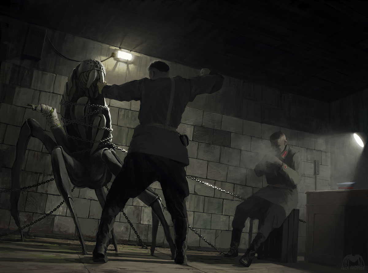 1200x889, 138 Kb / КГБ, застенки, инсект, допрос, Алекс Андреев