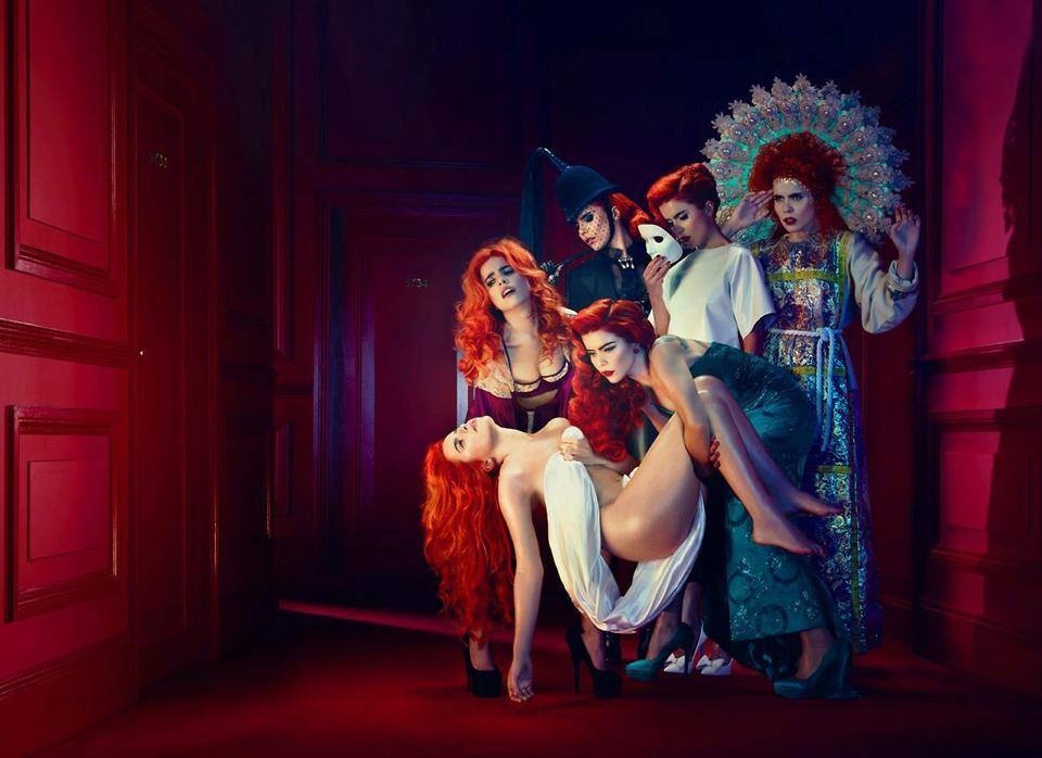 960x698, 65 Kb / рыжие, маска