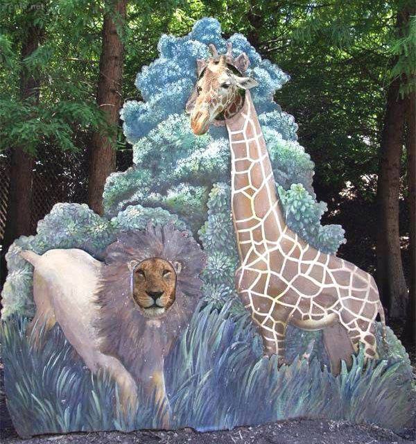 600x640, 97 Kb / лев, жираф