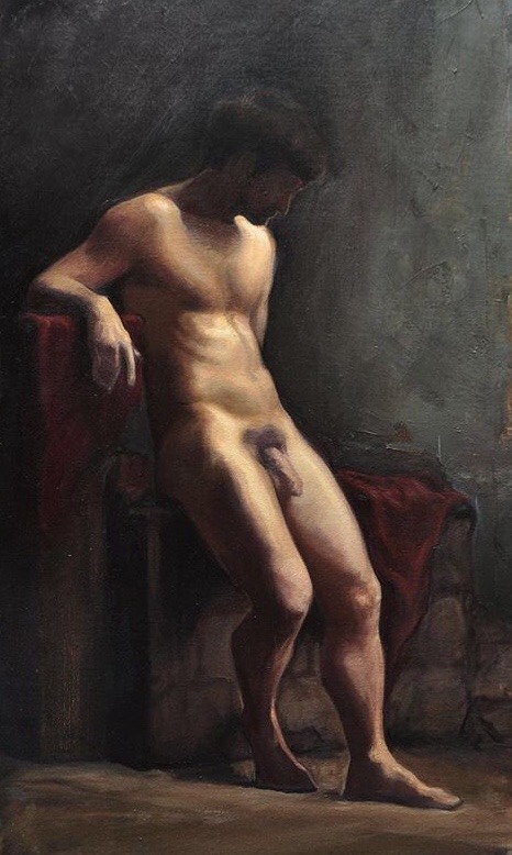 466x778, 95 Kb / голый, мужчина, картина