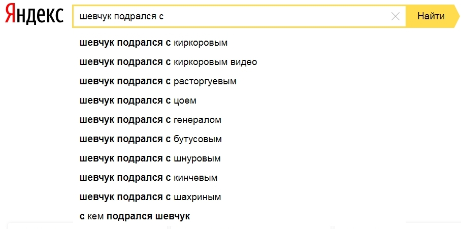 908x451, 125 Kb / яндекс, шевчук, подрался
