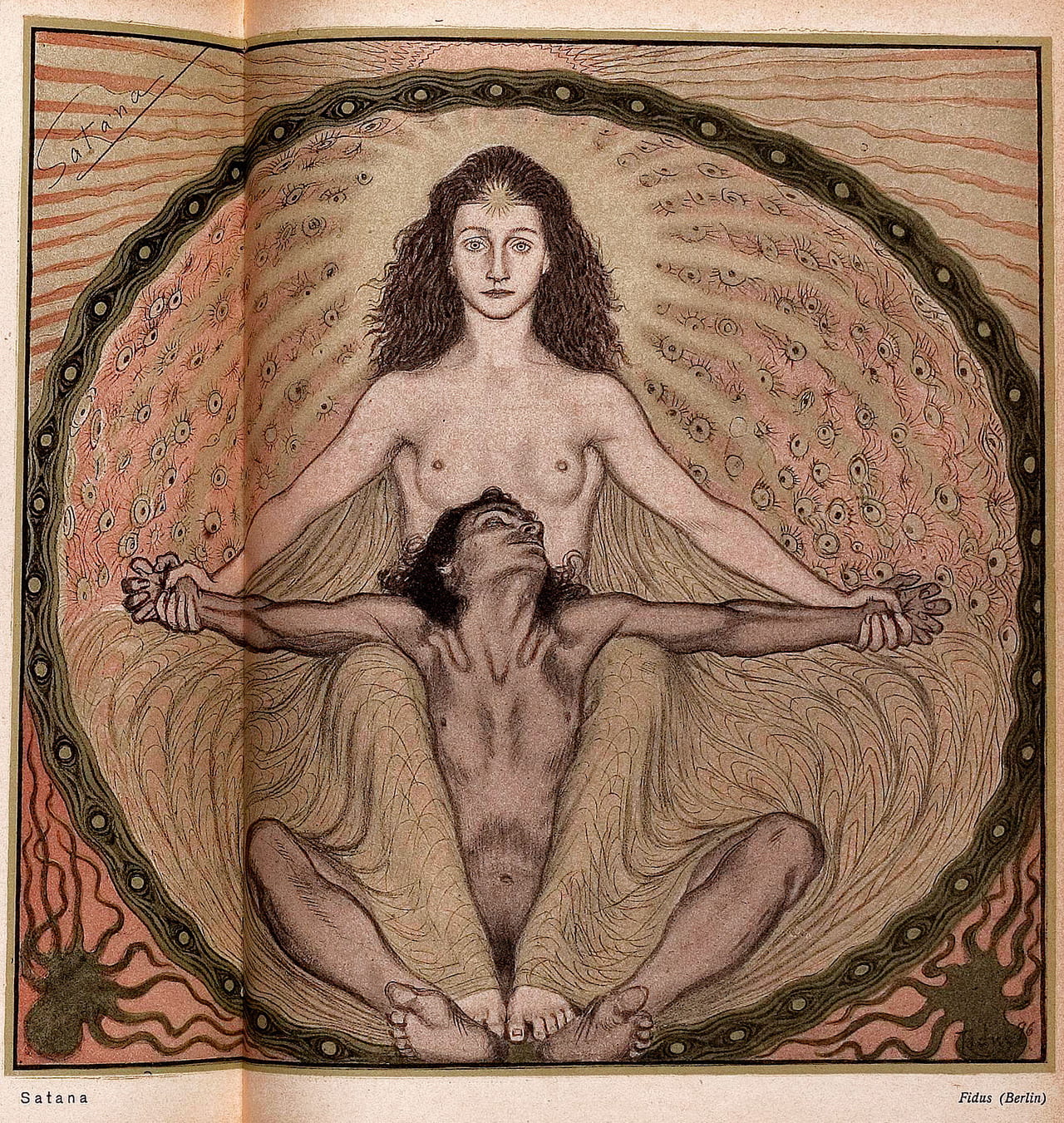 1280x1351, 614 Kb / Сатана, рисунок, Фидус