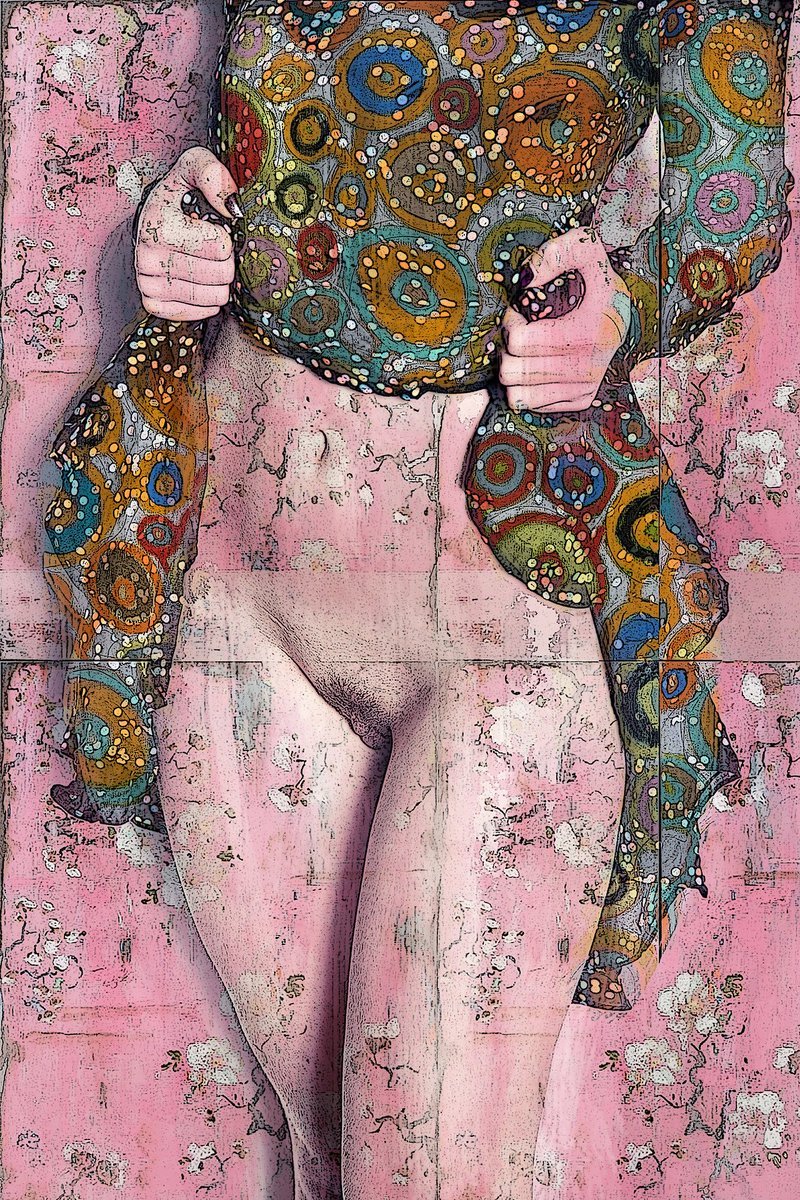 800x1200, 467 Kb / платье, лобок, рисунок, розово