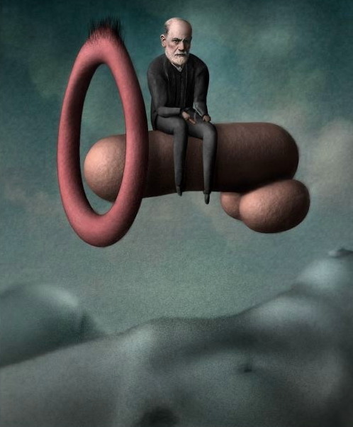 498x602, 60 Kb / фрейд, символы, рисунок