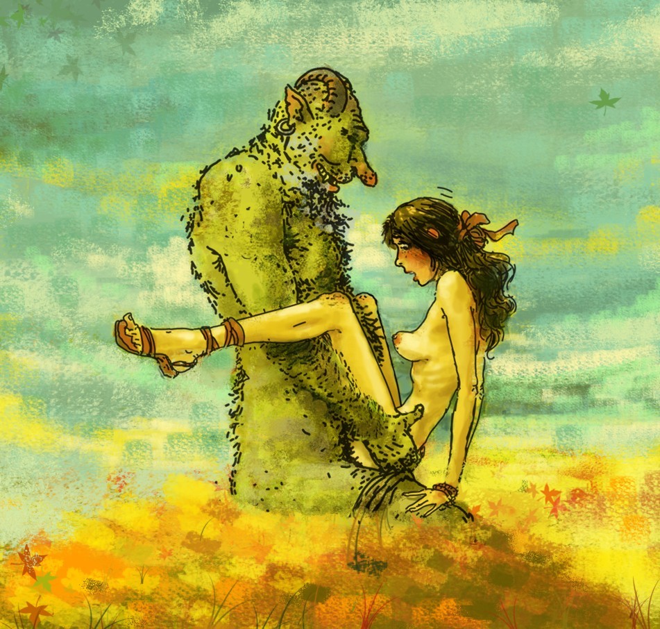 951x906, 260 Kb / девка, тролль, секс, рисунок