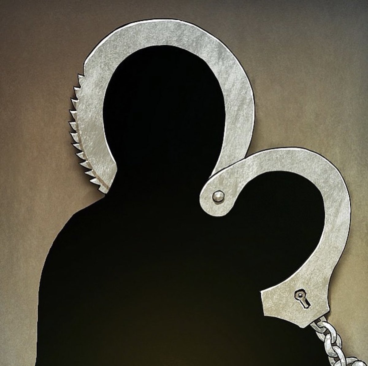 1200x1194, 137 Kb / наручники, икона, нимб