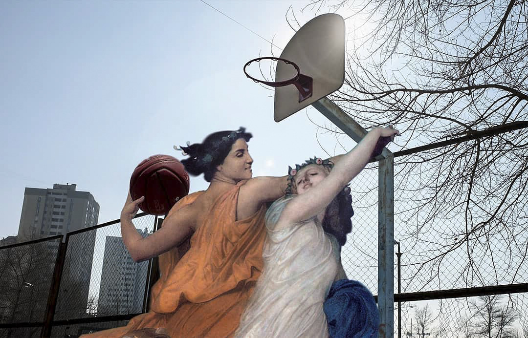 1080x692, 216 Kb / баскетбол, возрождение, коллаж