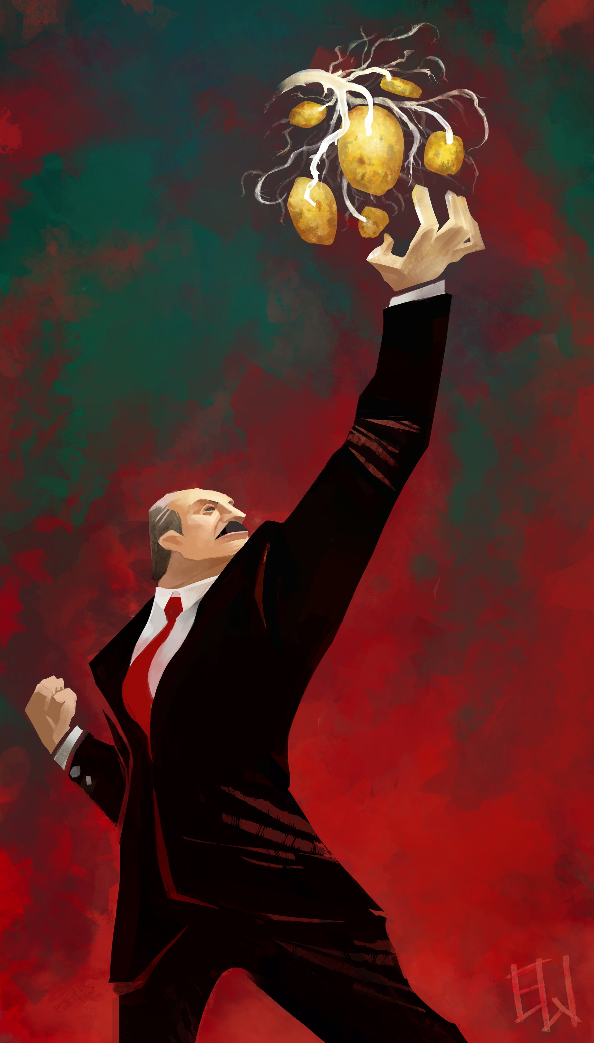 1960x3443, 636 Kb / лукашенко, картошка, клубни