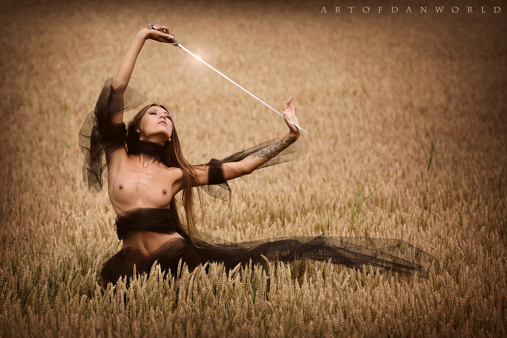 1024x683, 135 Kb / Saju, поле, пшеница, меч, тату, artofdanphotography