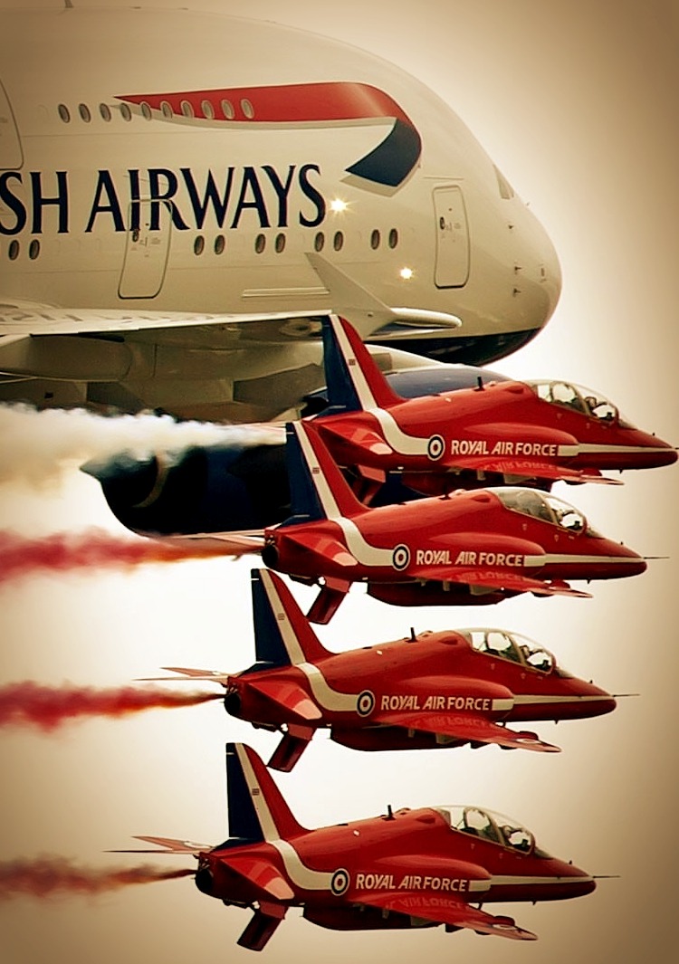 750x1065, 167 Kb / самолет, истребитель, british airways