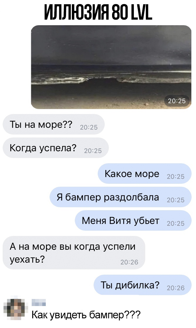 668x1119, 138 Kb / бампер, море, иллюзия