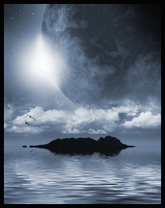 530x668, 119 Kb / облака,планета, вода