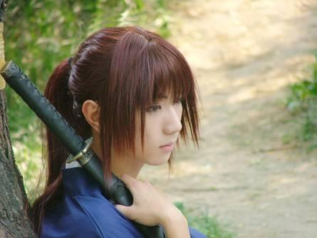 445x334, 19 Kb / японка, самурай, меч