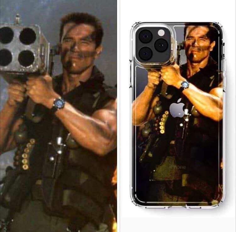 750x739, 54 Kb / commandos, айфон, чехол, Арнольд Шварценеггер