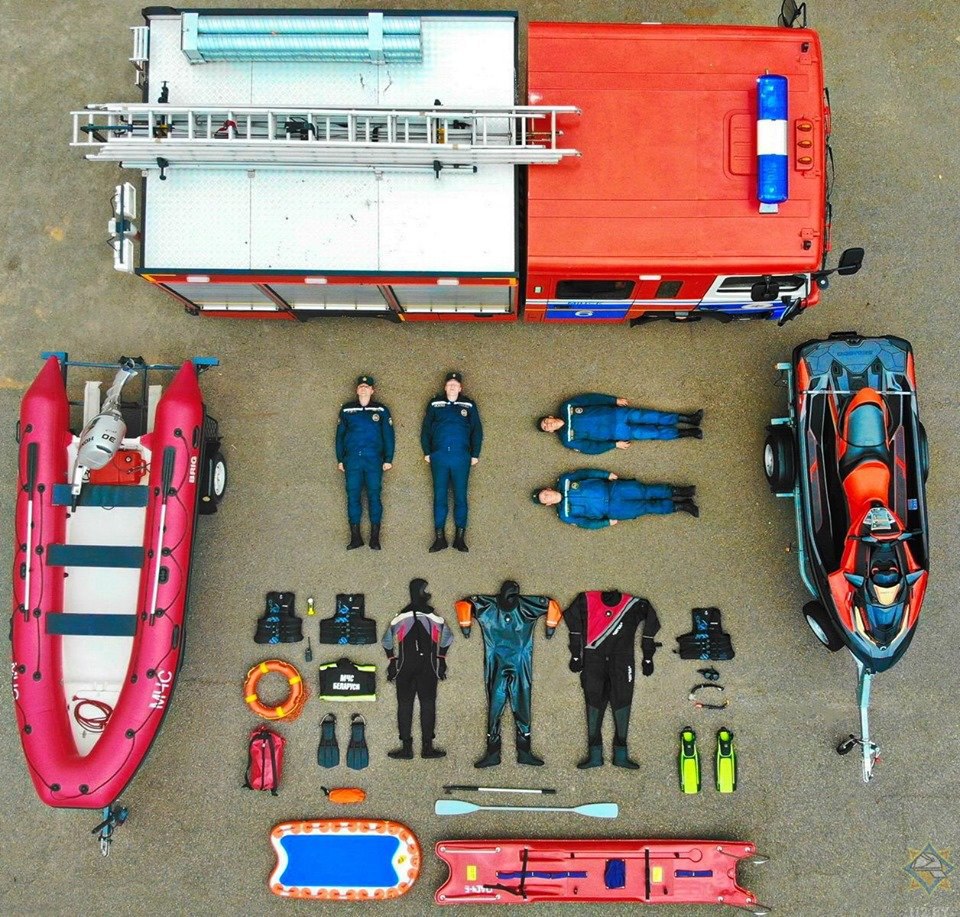960x917, 285 Kb / Флешмоб, спасатели, лодка, сверху