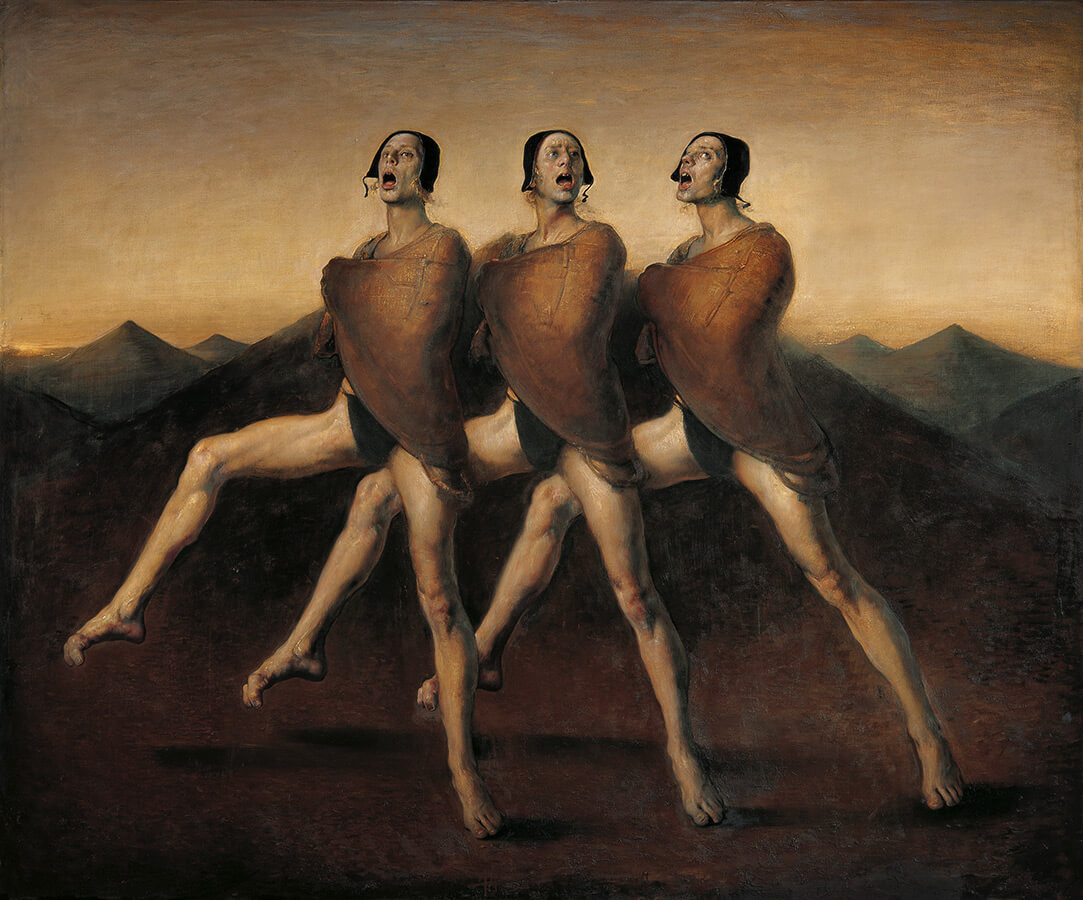 1083x900, 179 Kb / ричунок, Odd Nerdrum, певцы