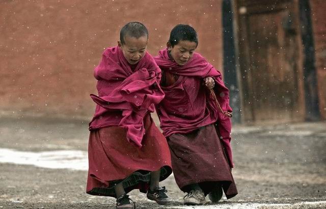 640x411, 53 Kb / дети, монахи