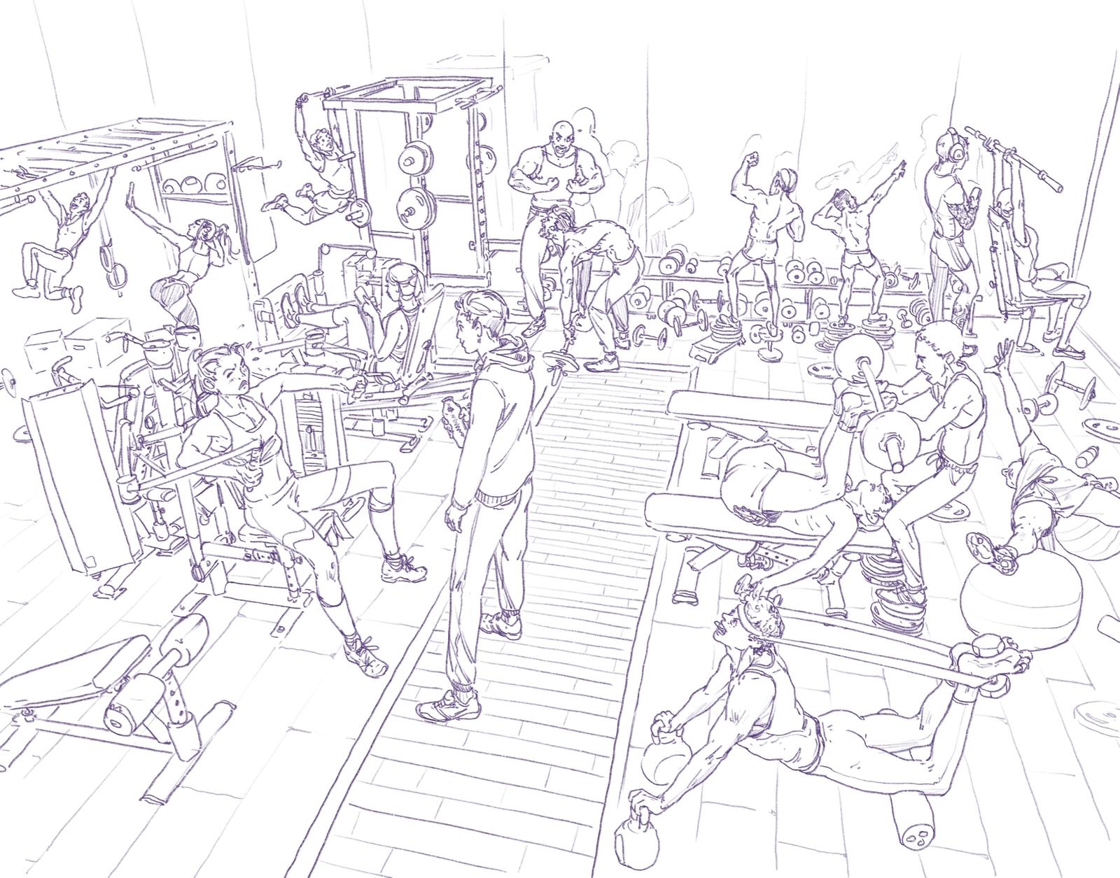 1600x1255, 294 Kb / спортзал, техника безопасности