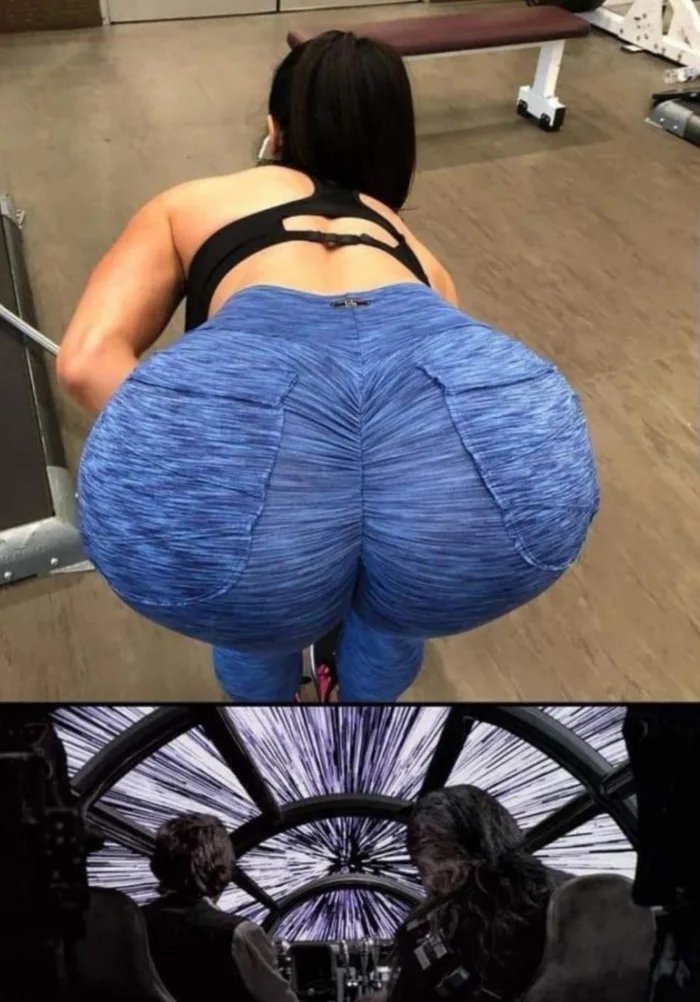 700x1002, 164 Kb / звезды, леггинсы, гиперпрыжок, звездные войны, спортзал