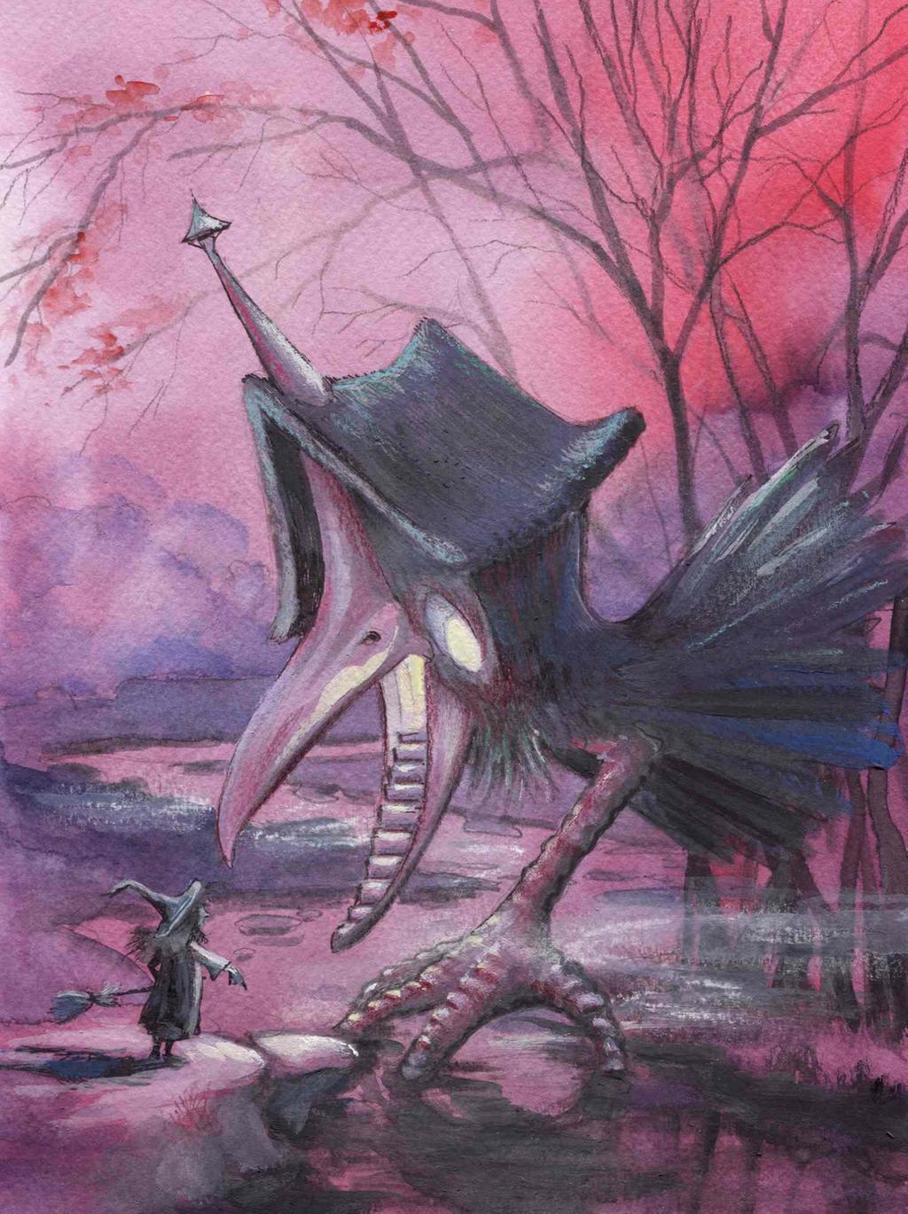 1024x1369, 222 Kb / баба яга, joannapasek, избушка, ИзНаКурНож