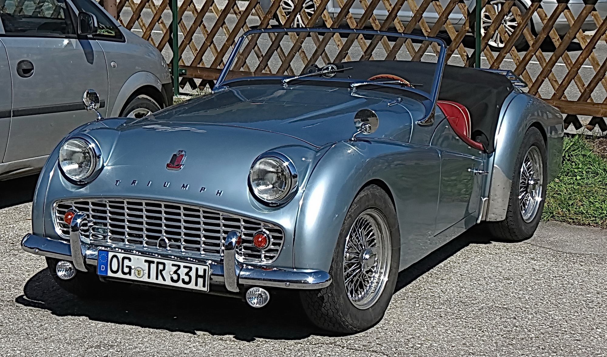 2000x1178, 612 Kb / Triumph TR 3,  UdoChristmann, машина