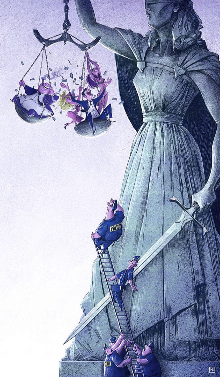 850x1454, 299 Kb / закон, деньги, полиция, статуя, меч, лестница, власть, взаимоотношения, фемида