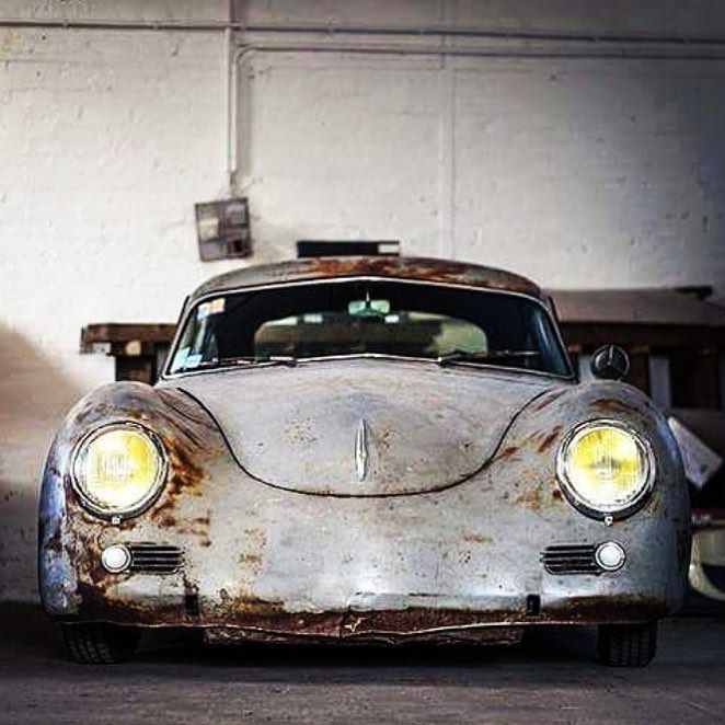 662x662, 71 Kb / автомобиль, классика, ретро, порше, ржавчина, Porsche 356