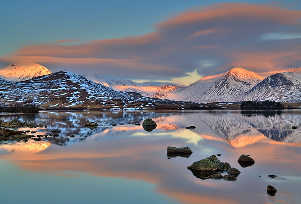 600x407, 98 Kb / горы, зима, закат