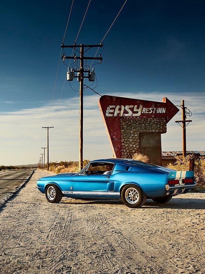 720x960, 219 Kb / автомобиль, классика, ретро, маслкар, столб, провода