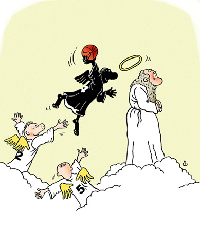 389x450, 74 Kb / ангелы, баскетбол