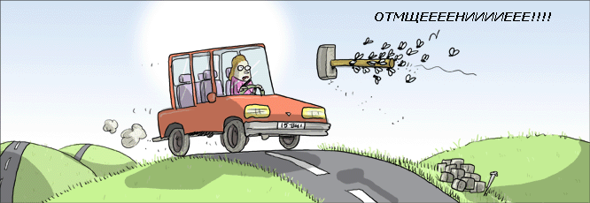 666x230, 50 Kb / мошки, машина, месть