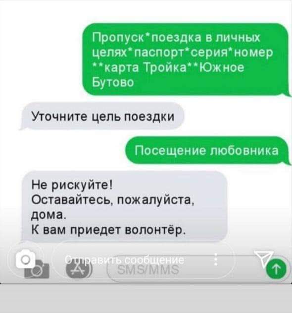 590x631, 25 Kb / пропуск, карантин, коронавирус, любовник, волонтёр, Москва