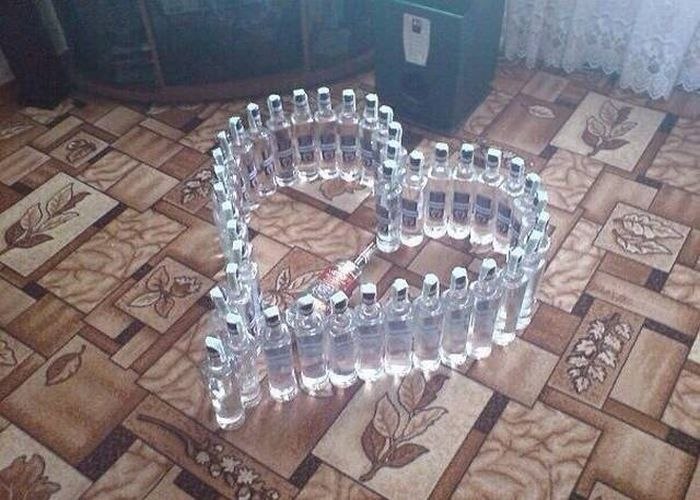 700x500, 94 Kb / водка, сердце, валентинка