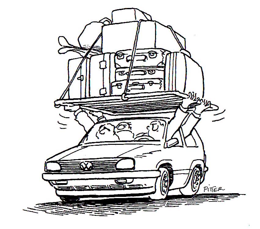 850x748, 97 Kb / Klaus Pitter, машина, четверо, багажник