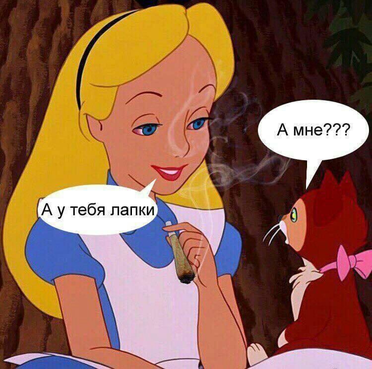 750x744, 96 Kb / косяк, лапки, дисней, алиса, кот