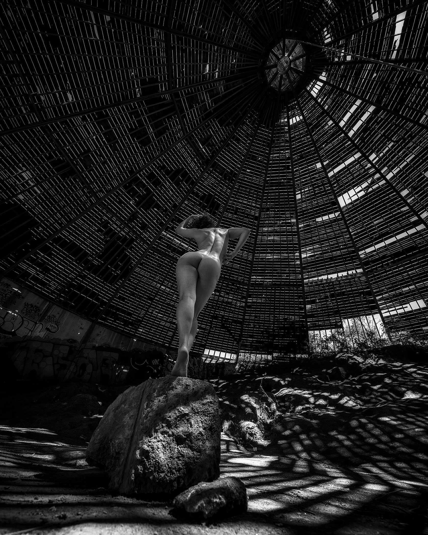 1680x2100, 623 Kb / cenevols, крыша, ч/б, камень