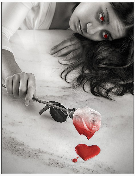 473x614, 94 Kb / роза, вампирша, сердечка