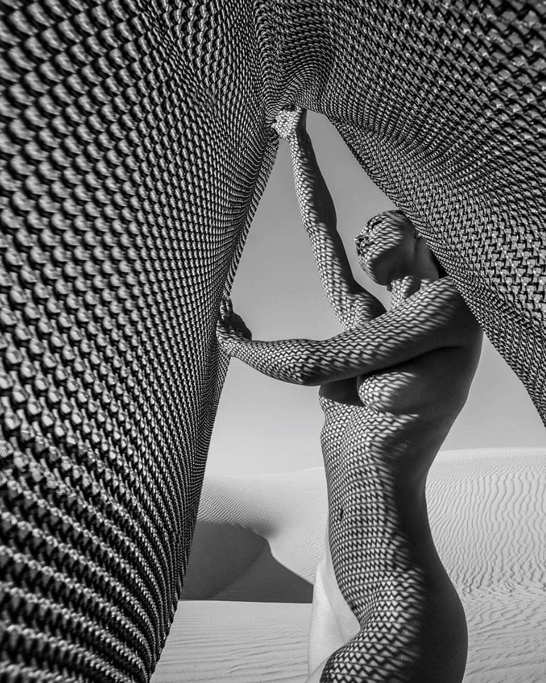 1080x1350, 283 Kb / ч/б, сетка, тень, дюны