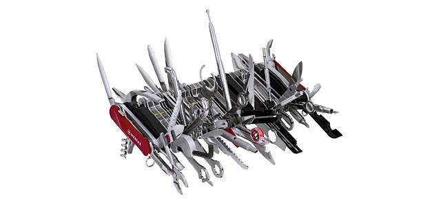 640x305, 31 Kb / швейцарский нож, нож