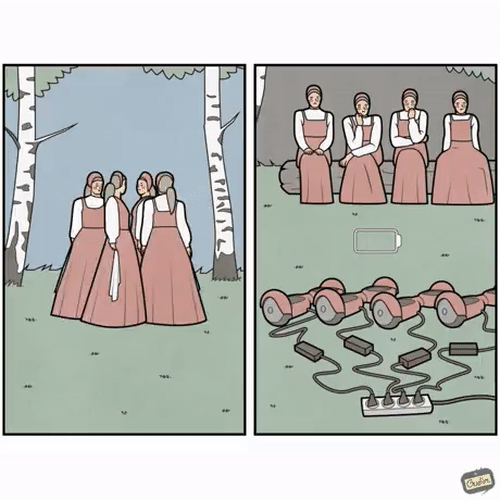 500x500, 226 Kb / хоровод, зарядка, гироскутер