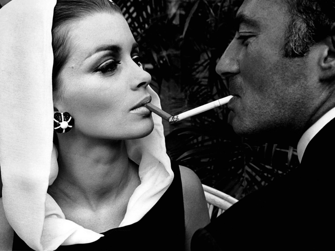 1148x861, 159 Kb / двое, ч/б, сигареты, Джейн, Серж