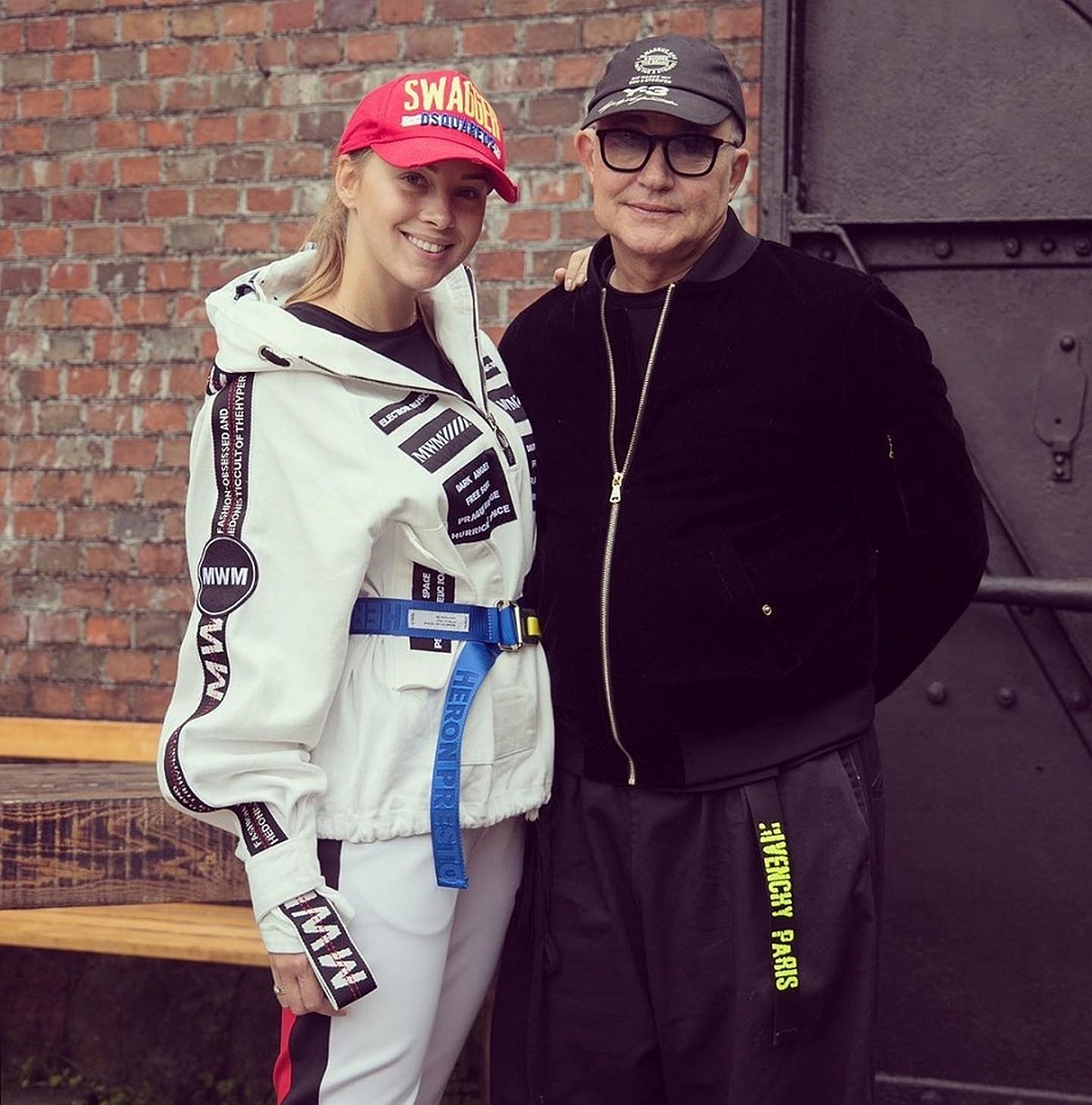 1200x1215, 274 Kb / Дмитрий Дибров, Полина Диброва, муж, жена, дедуля, красотуля