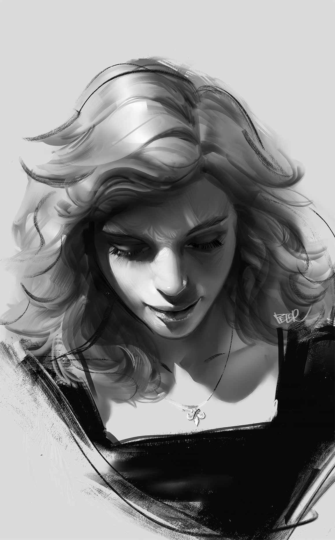 1160x1870, 621 Kb / рисунок,  superschool48, девушка