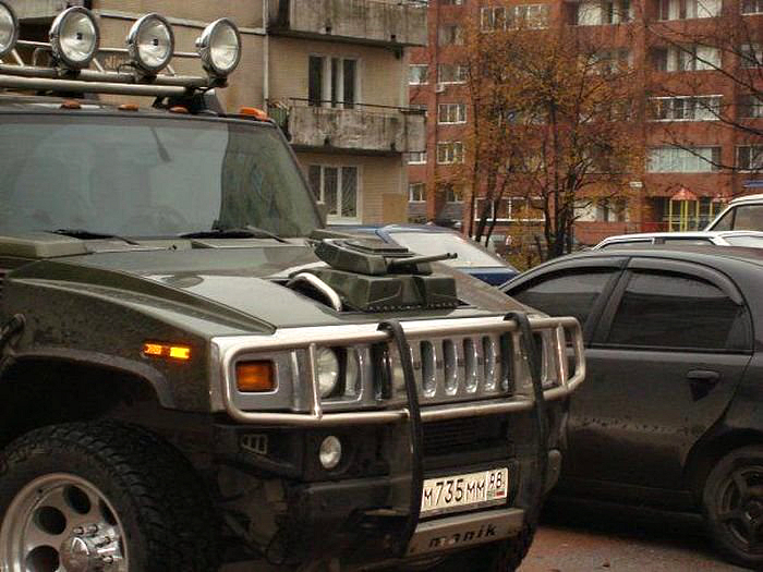 700x525, 345 Kb / хаммер, капот, башенка, пушка