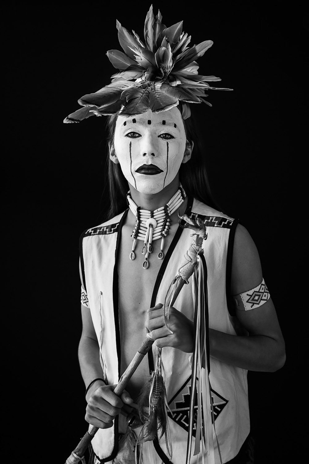 1000x1500, 142 Kb / Ron Cooper, native american, индеец, раскрас