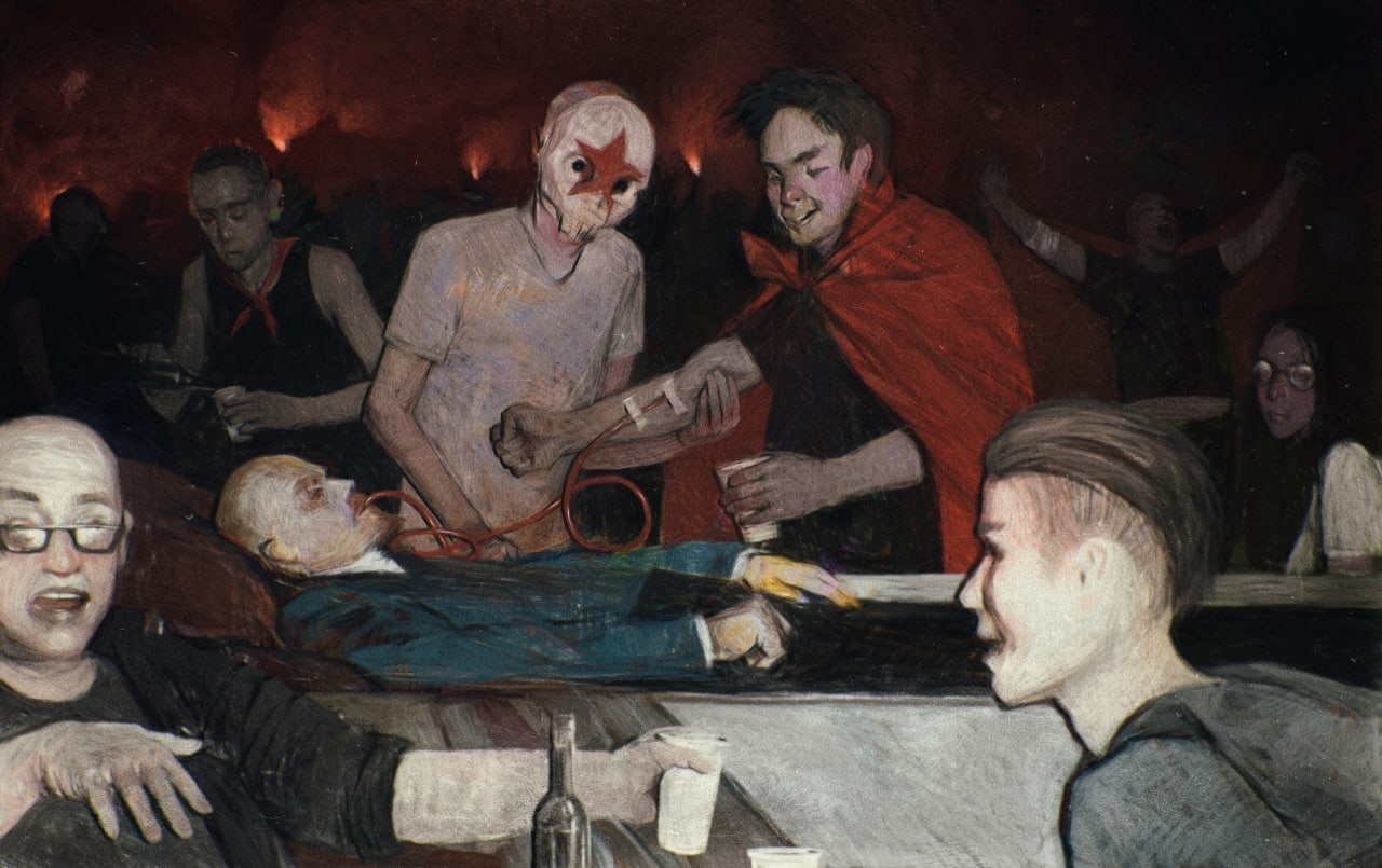 1280x805, 246 Kb / ленин, упыри, звезда, шабаш, кровопийцы