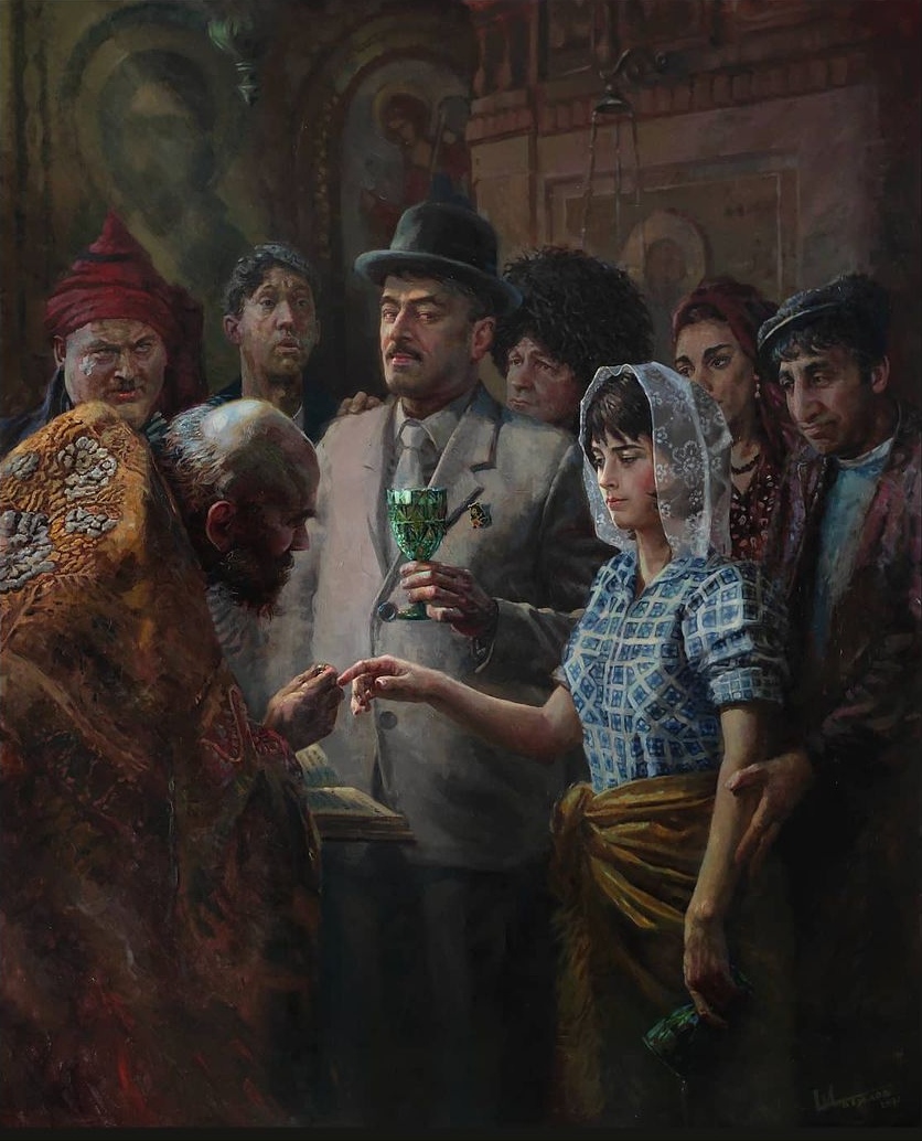 836x1034, 264 Kb / ремейк, шурик, кавказская пленница, церковь, свадьба, брак, венчание