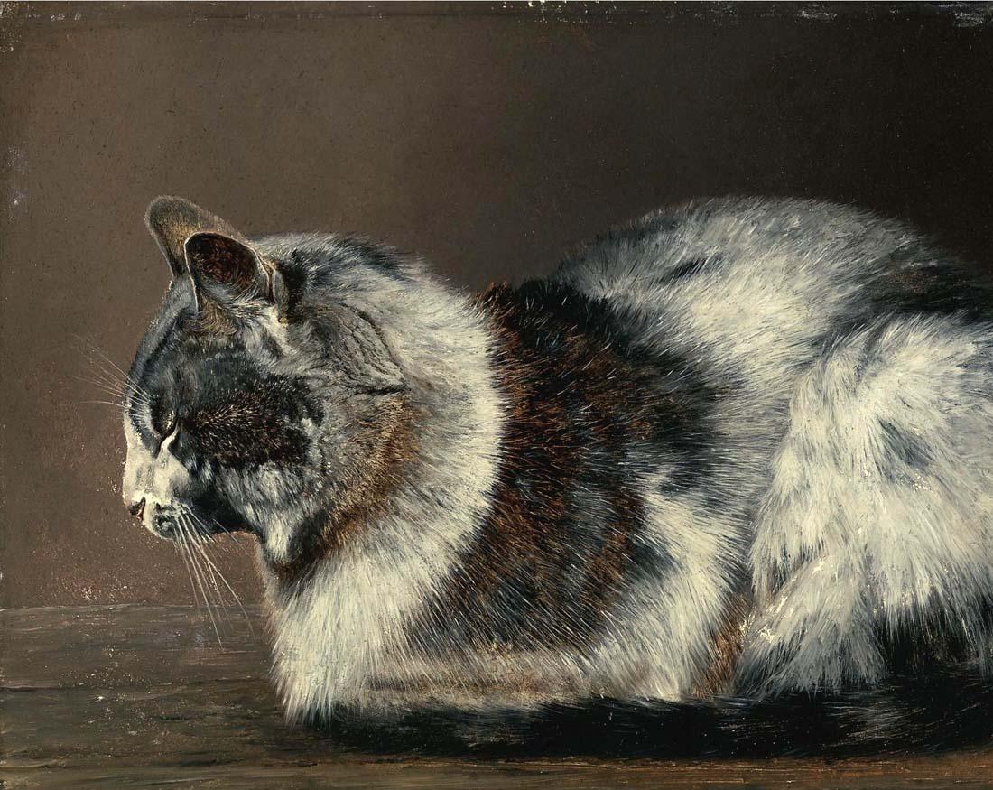 1100x875, 165 Kb / кот, кошка, картина