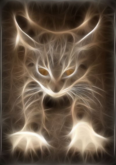 400x568, 37 Kb / кошка, фантом